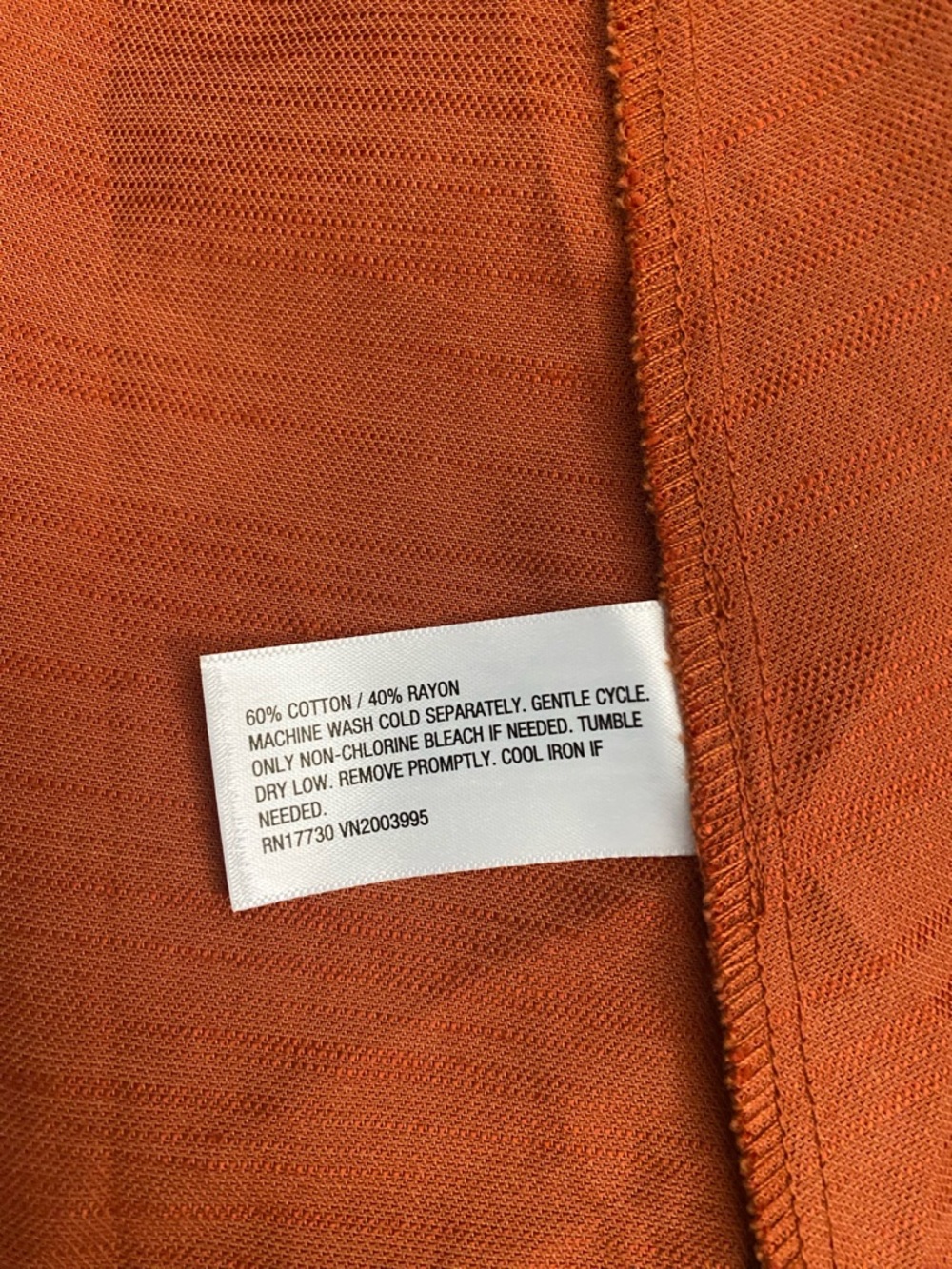 a new day Rust Orange Button-Front Maxi Dress - Picture 7 of 7